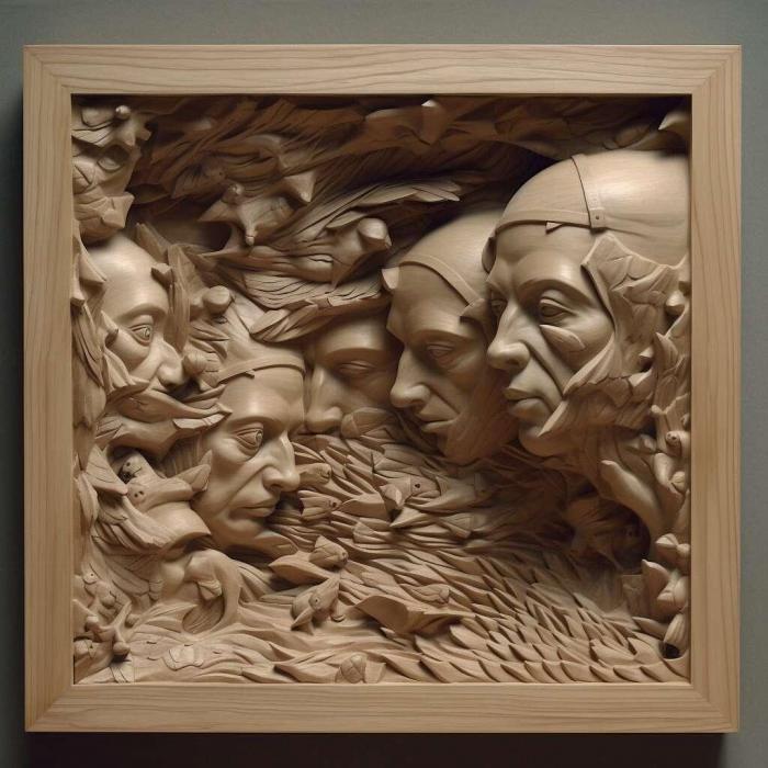 نموذج ثلاثي الأبعاد لآلة CNC 3D Art 